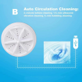 Turbine Washing Machine, Mini Washer, Portable Ultrasonic USB Turbo Washer for Traveling, Camping, and Business Trips. Perfect for Cleaning Socks, Underwear, Small Towels, Dishes, Fruits & Vegetables Anywhere!. 