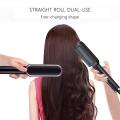 Hair Straightener Brush For Girls / Women Anti Scald Straightening Brush 39 Second Quick Heat 5 Heat Levels Auto Shut Off For Home Travel & Salon Hair Straightener. 