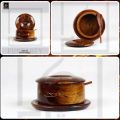 Elegant Wooden Sugar Pot with Spoon | Wooden Kitchen Canister | Handcrafted Sugar Jar | Durable Sugar Pot Set |Eco-Friendly Sugar Storage | Decorative Sugar Bowl | Natural Kitchenware | Kitchen Accessories | Wooden Items. 