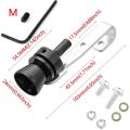 Universal Car Blow Off Valve Noise Turbo Sound Whistle ulator Muffler Tip Car Accessories. 