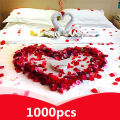 1000pcs Artificial Petals Romantic Artificial Rose Flower Petals Table Decoration. 