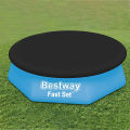 Bestway Pool Cover 58032, 8FT Swimming Fast Set 8' Pool Cover, Pool Clean, Protected, Rainproof, Dustproof, Outdoor Garden, Pool Swimming Sunblock Cover Ready For Summer, Kids, Girls & Boys Fast Set Pools. 