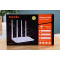 Tenda F6 300MBPS 4 Antenna Router 4 Port Wifi-N Wireless Easy Setup Router Router Modem Wi-Fi Repeaters Network Home Routers. 