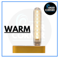 Portable Mini 8-LED USB 5V SMD Night Bulb Lamp | White & Warm | Ambient light | Universal for Laptops, Power banks, Mobile Chargers. OTG Docks & Other USB supported ports. 