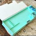 Eyes Wide Open Fun Diano Geometry Set - Magnetic Pencil Box  Beautiful Design for Girls, Perfect for School. 