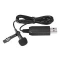 Andoer 150cm Portable Mini Clip-on Omni-Directional Stereo USB Mic Microphone for PC Computer. 