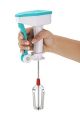 New Semi-automatic Mixer Egg Beater Manual Self Turning Stainless Steel Whisk Hand Blender Egg Cream, Easy flow blender 5x faster. 