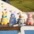 Dodge / Cille Imported Premium Cute Rabbit Water Bottle for Kids Thermos Water Bottle Cute Kids with Straw 480ml Large Capacity Cartoon Summer Girl Kettle Sports Student Cup For Children. 