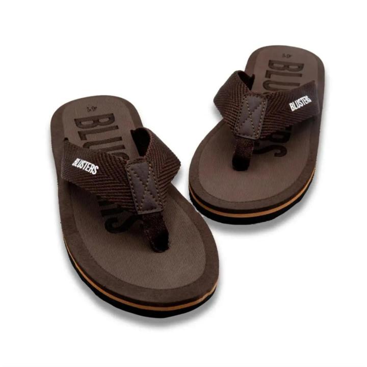 Brown bluster slippers for men slides for men flipflop for men
