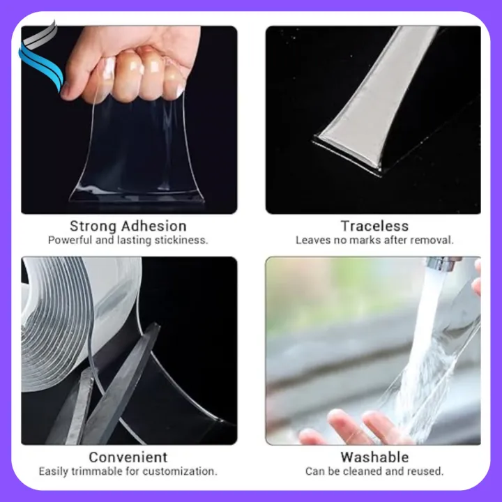 Nano%20tape%20Double%20Sided%20Tape%20(%203%20and%205%20meter%20)Transparent%20Waterproof%20tape%20double%20tape%20Adhesive%20Cleanable%20Eassy%20to%20carry%20-%20Image%204