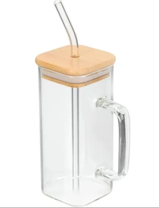 Square%20glass%20Tumbler%20with%20handle%20and%20Straw,%20Bamboo%20lid%20Mug%20transparent%20Glass%20400ml%20-%20Image%203