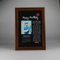 Beautiful happy birthday photo frame - birthday gift - customized frame - gift for boys - gift for girls. 