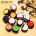 EDishan New Filling Nail Paint Glue Solid Color Painting Drawing Line Adhesive 12 Colors Removable Light Therapy Nail Polish Glue. 