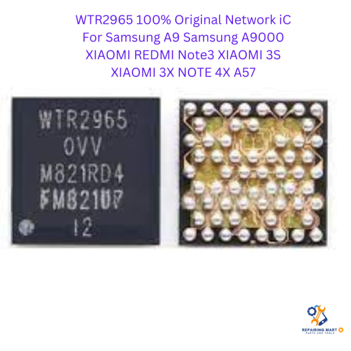 "WTR2965 100% Original Network IC for Redmi Note 3, Samsung, Xiaomi, iPhone 6S/6SP, MI5, S5, G9200, Note 4, S7 - Reliable Replacement Part"
