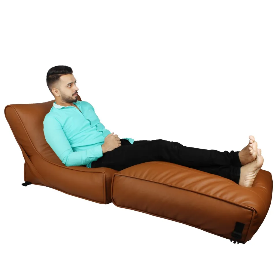 Relaxsit Bean Bag Bed Chair Sofa Bed Leather Wallow Filp Out