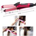Nova Pro 2-in-1 Ceramic Hair Straightener & Curler - Dual-Styling Powerhouse for Salon-Worthy Looks at Home. 