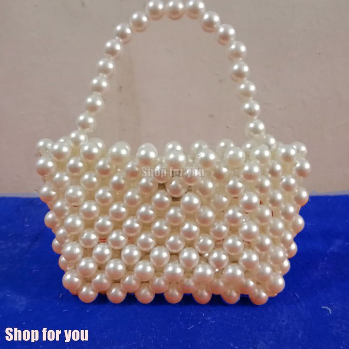 Girls%20kids%20pearl%20mini%20Bag%20Cute%20beaded%20purse%20special%20handmade%20gift%20-%20Image%204