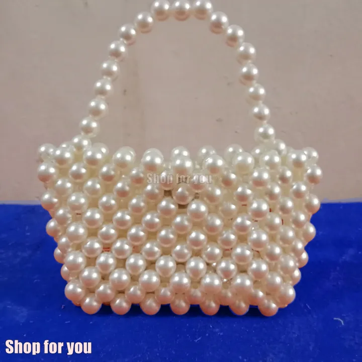 Girls%20kids%20pearl%20mini%20Bag%20Cute%20beaded%20purse%20special%20handmade%20gift%20-%20Image%204