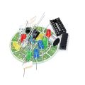 CD4017 colorful voice control rotating LED light kit electronic manufacturing diy kit spare parts student Laboratory. 