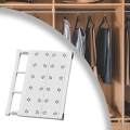 Expandable Divider Adjustable Clothing Closet Shelf for Office Home Cabinet 35cmx30cm. 