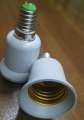 E14 to E27 Lamp Socket Converter Holder, for LED Convert Small Screw to Large Screw, E14 to E27 holder, E14 to E27 convertor Holder, Convertor Holder, Convertor bulb holder. 