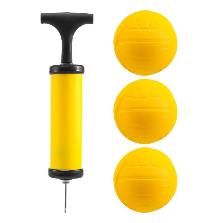 Roundnet Game Ball Replaceable Balls Mini 3-Pack with Pump