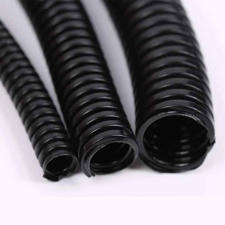 5Meter Insulation Corrugated tube pipe PP wire harness casing Cable Sleeves cord duct cover for auto car Mechanical line protecter