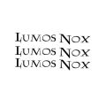 3 Pcs/Set Lumos Nox Light Switch Sticker , Creative Switch Sticker Vinyl Potter Decals. 