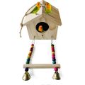 UK bird toys Pet Nest Bird House for cage nesting , Balcony and Garden Hanging for all typea sparrows java , finches , love birds , budgies ummingbird, Birds Nest for Balcony Made with Quality Wood. 