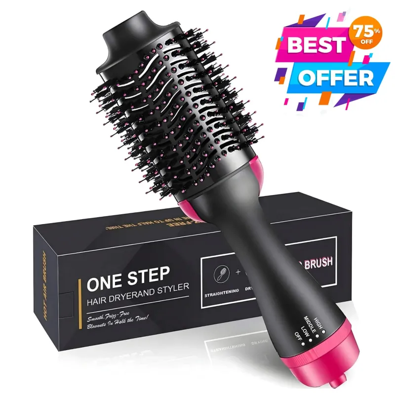3-in-1 Hot Air Hair Dryer Brush