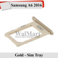 Samsung Galaxy A6 2016 Tray Sim Jacket Sim Slot Sim Door For Samsung Galaxy A6 2016 - Gold. 