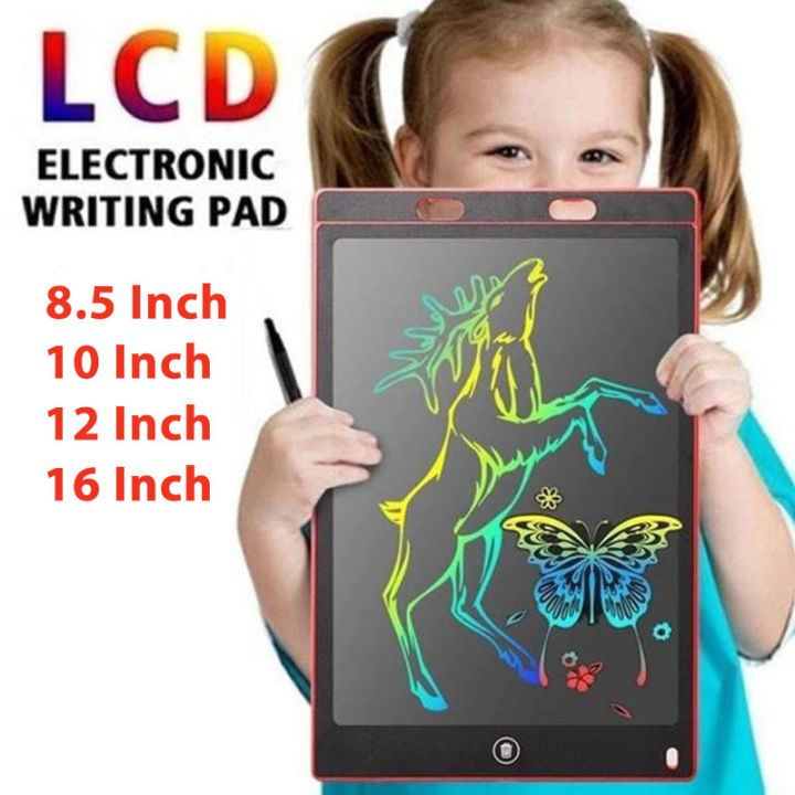 LCD Writing Tablet Electronic Slate Erasable Writing Board Learning ...