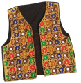 EID TEHWAR SPECIAL DRESS FOR KIDS 3 MONTHS TO 5 YEARS - KIDS PARTY WEAR CLOTHING SET IN BLACK AND MULTI-GOLD. 