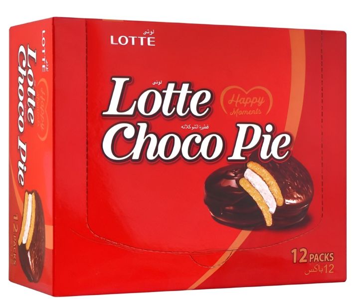 Lotte Choco Pie, 12-Pack