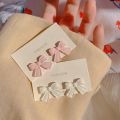 17MILE Korean style bow-shaped Stud earrings for women sweet Elegant earring fashion jewelry Gift. 