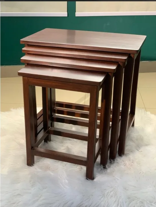 Wooden%20Table%20set%20(%20Chinyoti%20Solid%20Sheesham%20Wood%20Nesting%20Tables%20Set%20of%204)%20-%20Image%205