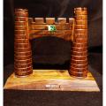 Handmade Wooden Darra-e-khyber -Length 9 Inches  - Height  7Inches. 