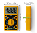 DT700D Large LCD Display Digital Multimeter (Test Leads & Battery included) by electrica. 