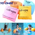 Yoomee 1 Pair Swimming Armbands Adult Inflatable Circle Foldable Kids Swimming Arm Rings Water Sports Accessory. 