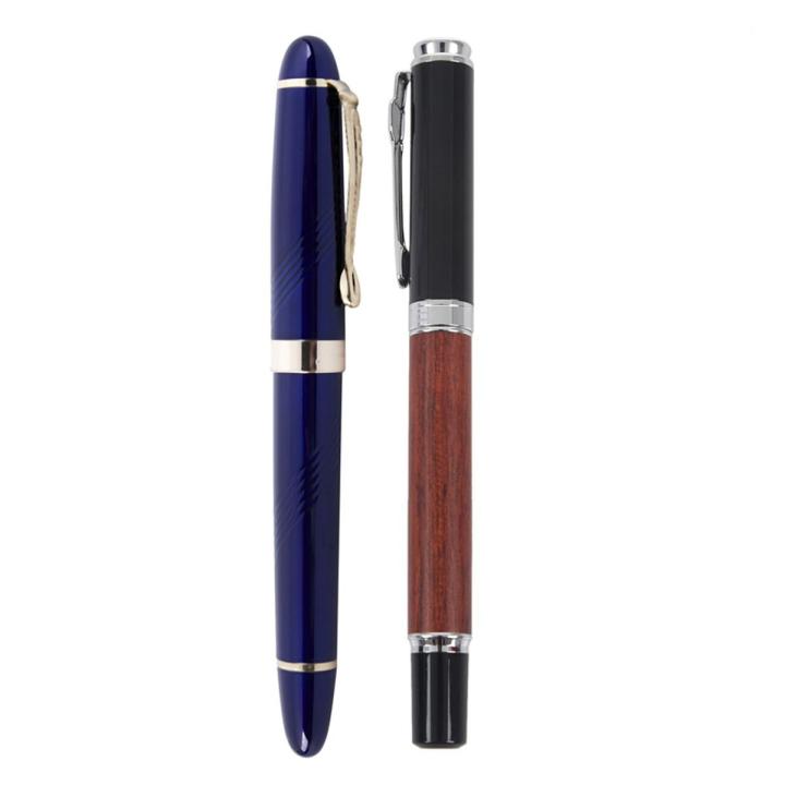 JINHAO X450 18 KGP 0.7mm broad nib fountain pen blue