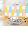 Bed Headboard 3D Wall Stickers Self-adhesive Head Board Wall Panels Wallpaper Tatami Anti-collision Wall Mat Pad Foam Cushion. 