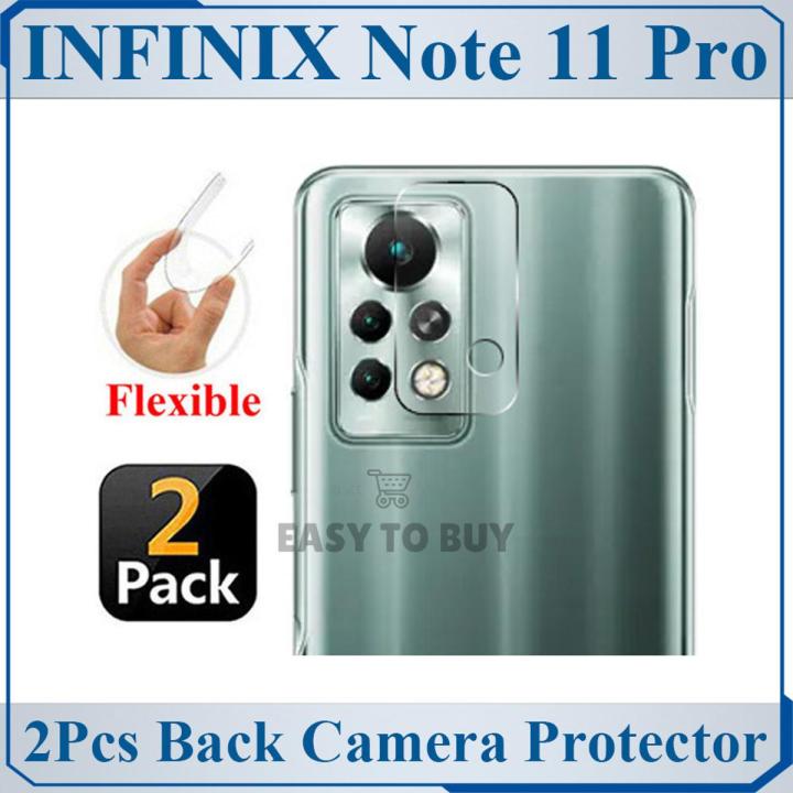 Infinix Note 11 Pro Camera Lens Protector Flexible Gorilla 9H Rear Camera Protector For Infinix Note 11 Pro - 2Pcs