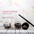 Becute Creamy Gel Eyeliner Black Waterproof With Brush. 
