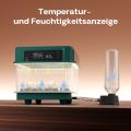 30 Chicken Eggs Automatic Incubator with Automatic Egg Turner & Built-in Candler - Auto Water Refill System. 