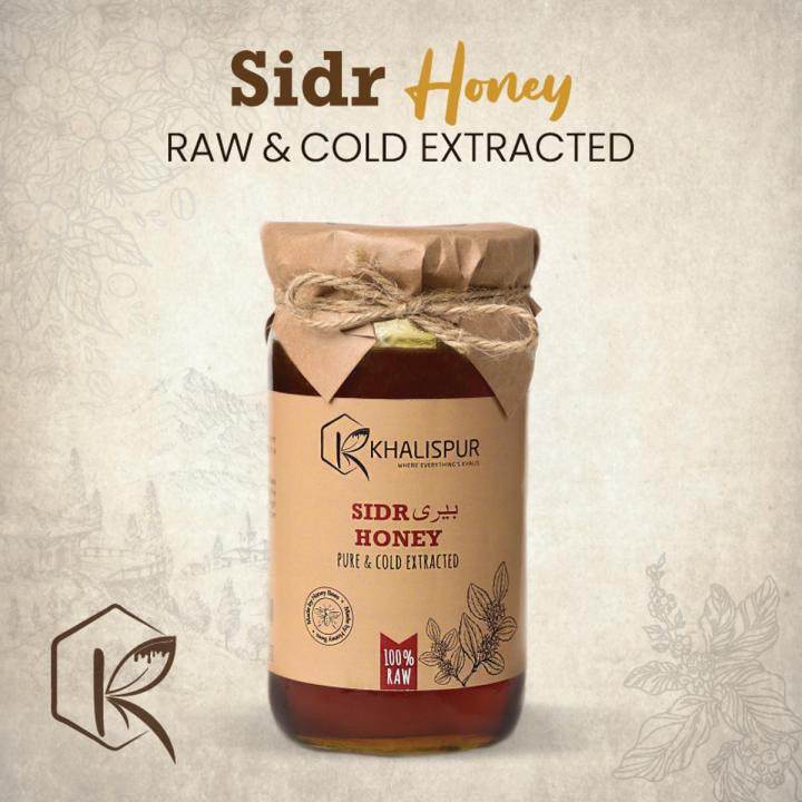 Khalispur Sidr (Beri) Raw Honey (100% Pure & Cold Extracted) - 400g