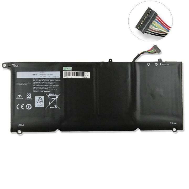 Laptop Battery 6  Cell   XPS 13-9343 13-9350 13D-9343 Series  TYPE -  JD25G JHXPY 0DRRP    - Black