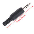 3.5mm 3 Pole Audio Jack Plug Headphone Male Connector Mono Stereo Diy Solder Queena. 