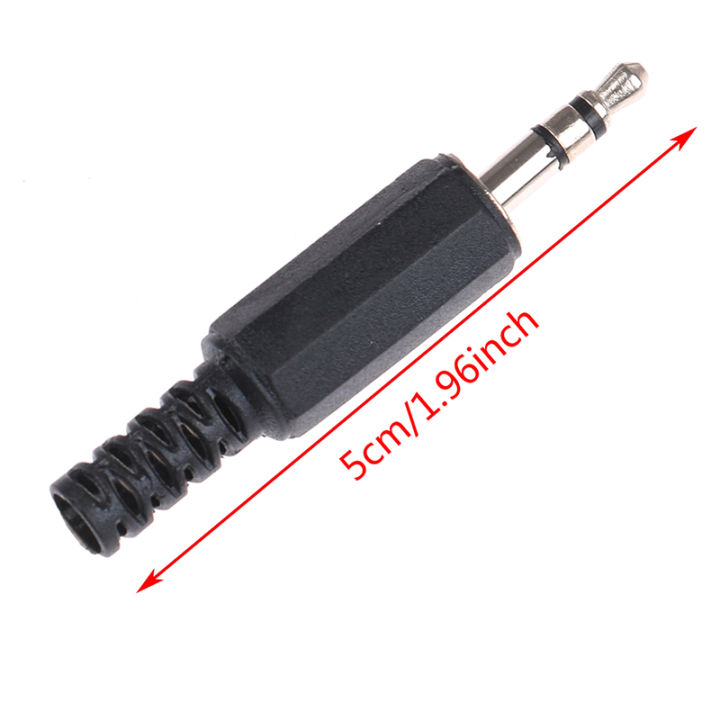 3.5mm%203%20Pole%20Audio%20Jack%20Plug%20Headphone%20Male%20Connector%20Mono%20Stereo%20Diy%20Solder%20Queena%20-%20Image%202