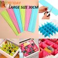 12 Pcs DIY Plastic Grid Drawer Dividers Adjustable Sock Underwear Dresser Organizers for Stationary Storage. 
