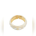 Rose Golden Gold Plated Zirconia Traditional Bangle For Her jh705. 